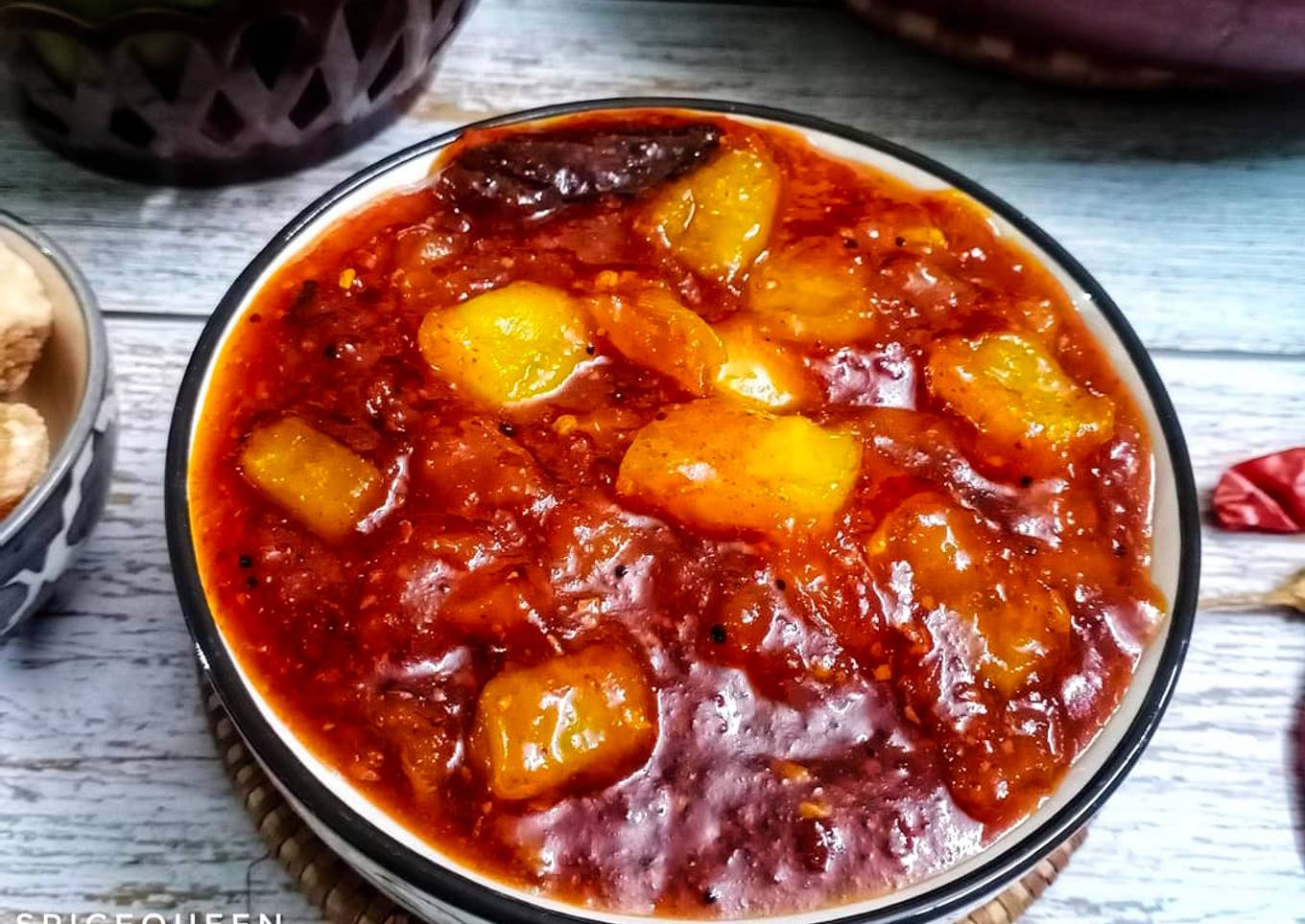 Vaghariyu / Sweet n Sour Mango Pickle