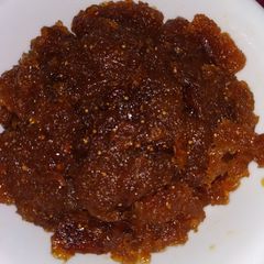 A picture of Apple fig halwa.