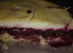 Una foto de Kuchen de mora