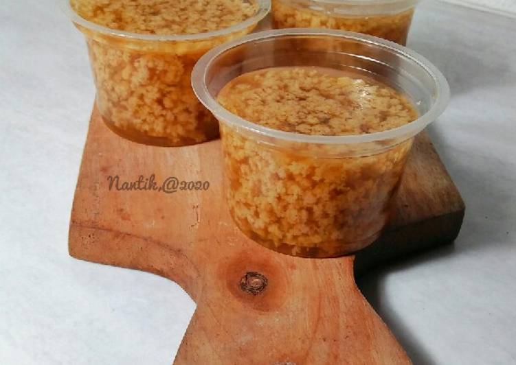 Recipe: Tasty Puding Cup Lumut Gula Merah