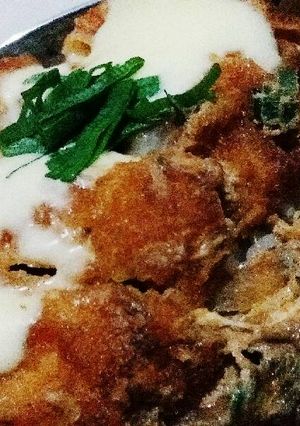 Foto resep Chicken Katsudon (Katsudon Ayam)