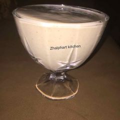 A picture of Banana and dates smoothie.