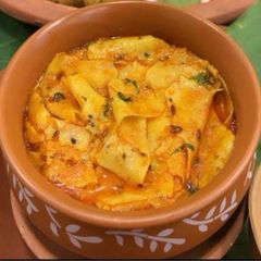 A picture of Rajasthani Papad Ki Subzi (Jain sabzi).