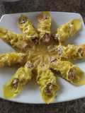 จีบกุ้งหมูสับแน่นๆ
