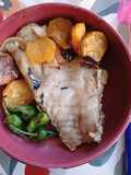 Cogote de Merluza al Horno con patatas
