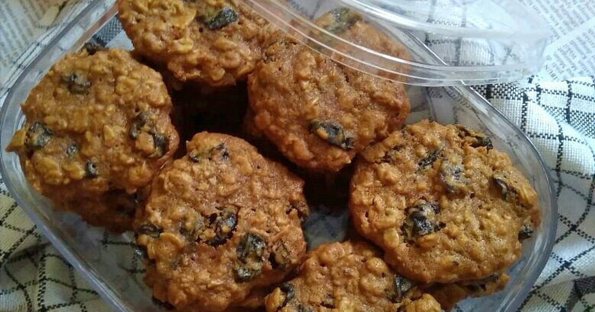 Resep Havermut Kismis Cookies Oleh Khair Ummul Qasim Cookpad