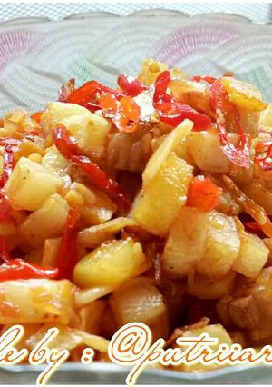 Foto resep Tumis Kentang Pedas Manis