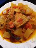 Guisado de patatas con costillas de cerdo