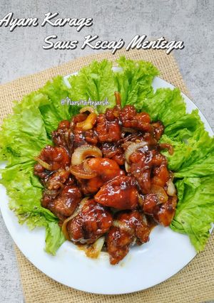 Foto resep Ayam Karage Saus Kecap Mentega