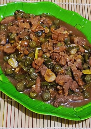 Foto resep Biji Lumai cah Cu Yu Ca Tauco Cabe Ijo Petai