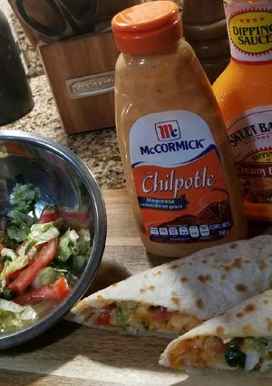 Una foto de Wraps de pollo Bufalo