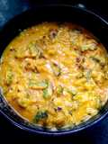 Musoor dal with bitter gourd