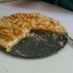 Una foto de Hojaldre de manzana con crema pastelera