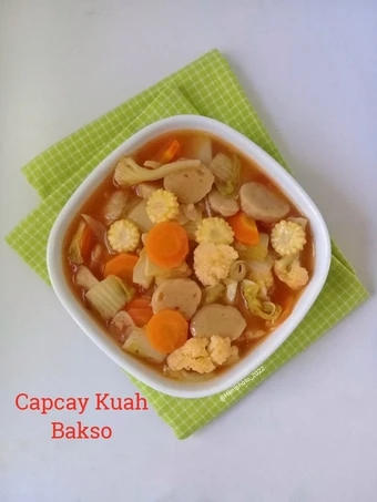 Langkah Gampang Membikin Resep Capcay Kuah Bakso yang Lezat Sekali Anti Ribet, Sempurna