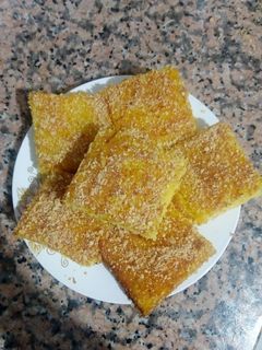 صورة لوصفة بسبوسة بالليمون