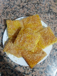 صورة لوصفة بسبوسة بالليمون