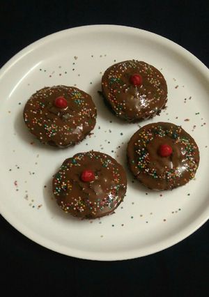 A picture of Choco idli cake.