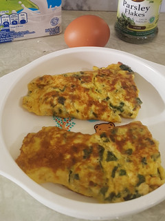 Foto resep Omelette Tahu Bayam