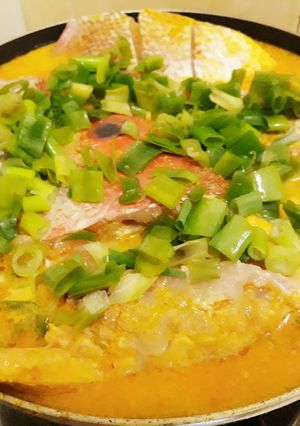 Foto resep Ikan kakap masak kuning
