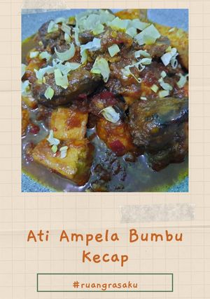 Foto resep Ati Ampela Bumbu Kecap Pedas