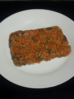A picture of Jollof rice.