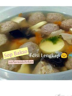 Foto resep Sop Bakso Edisi Lengkap 🍃🛎