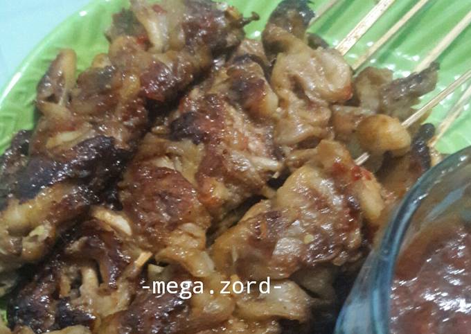 Resep Sate Jamur with Saus Kacang yang Lezat