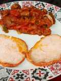 Fritada picante de portobellos y otras verduras