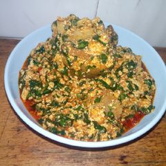 A picture of Egusi soup.