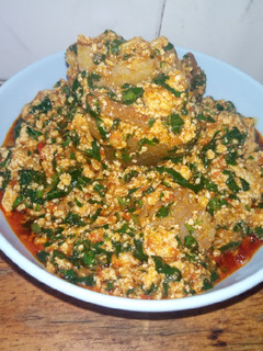 A picture of Egusi soup.