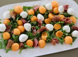 Una foto de Ensalada de Melón con Jamón! 🌿