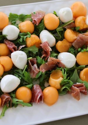 Una foto de Ensalada de Melón con Jamón! 🌿