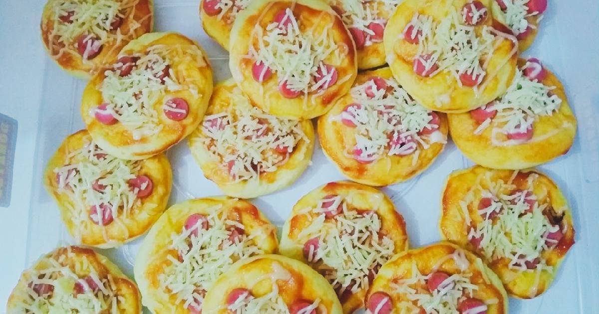 154 resep  pizza  mini  teflon  enak dan  sederhana Cookpad