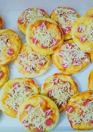 Foto resep 155. Pizza mini (bisa oven, bisa teflon)