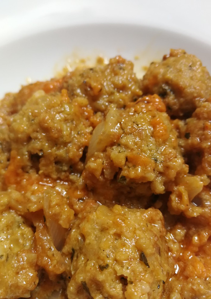 Una foto de Albóndigas en salsa [Vegan]