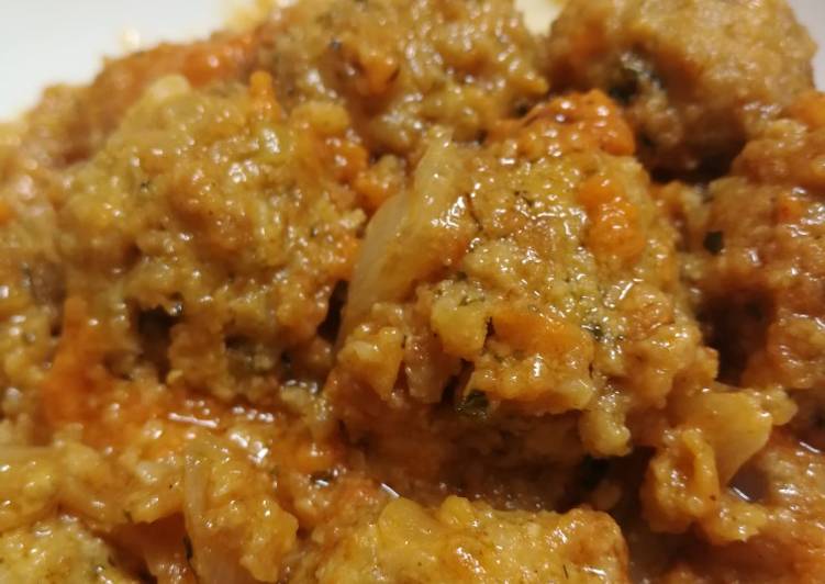 Albóndigas en salsa [Vegan]