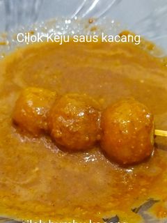 Foto resep Cilok keju saus kacang