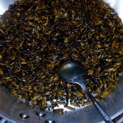 A picture of Roasted Termites/ Kumbekumbe.
