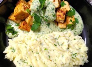 Foto de Tofu com Molho de Salsa