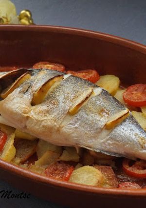 Una foto de Dorada al horno