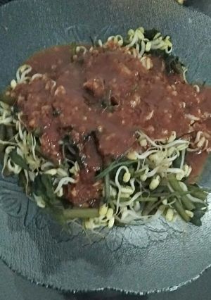 Foto resep Rujak kangkung