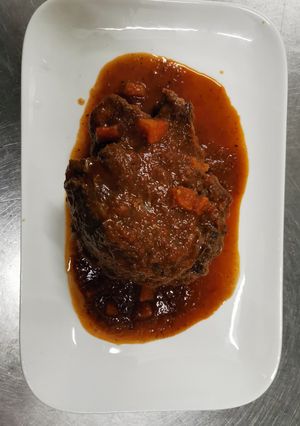 Una foto de Galta al vino de Rioja. 🥕🍅🍷