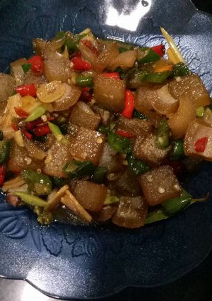 Foto resep Kikil masak cabe ijo enakk