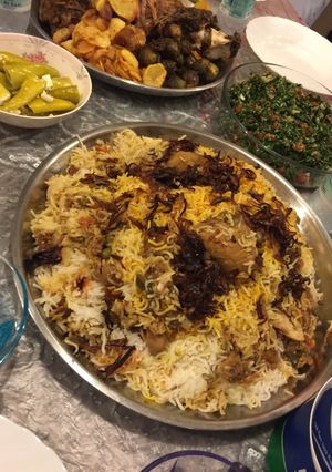 صورة لوصفة دجاج بالأرز