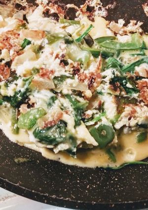 A picture of Veggie frittata (diet friendly).