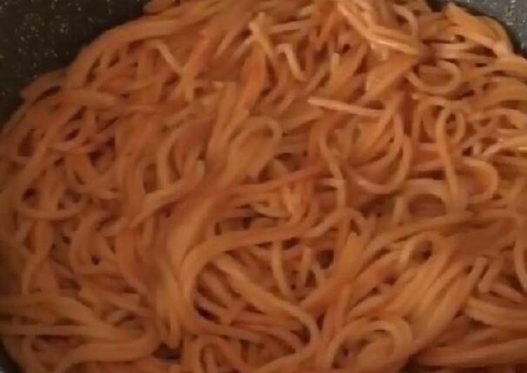 Easiest Way to Prepare Homemade Spaghetti🍝