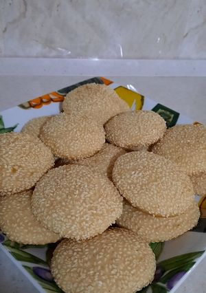 عکسی از دستور کلوچه کنجدی