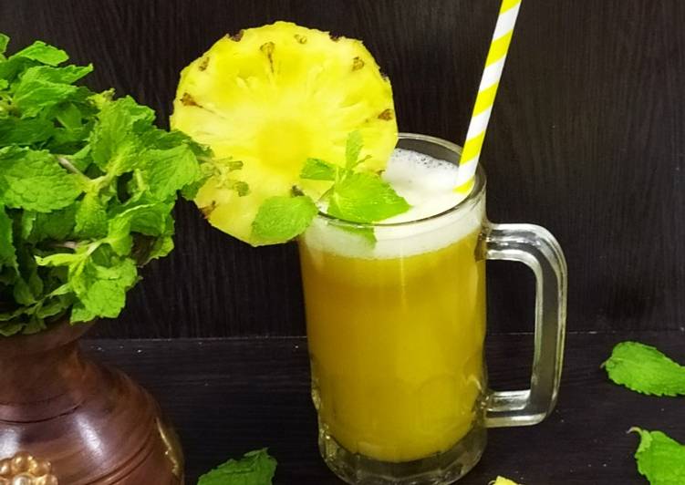 Steps to Prepare Perfect Pineapple juice