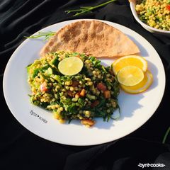 A picture of Tabbouleh salad with a twist.