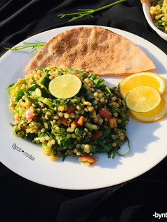 A picture of Tabbouleh salad with a twist.